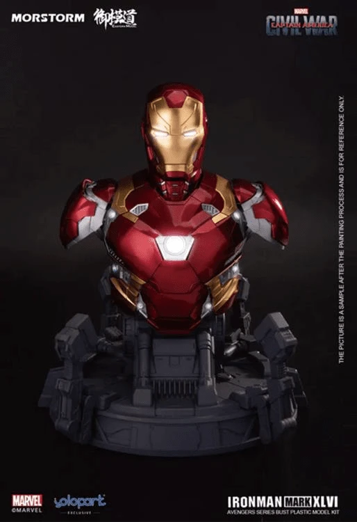 Captain America: Civil War Iron Man Mark 46 Bust Model Kit 4 Captain America: Civil War Iron Man Mark 46 Bust Model Kit - Image 2