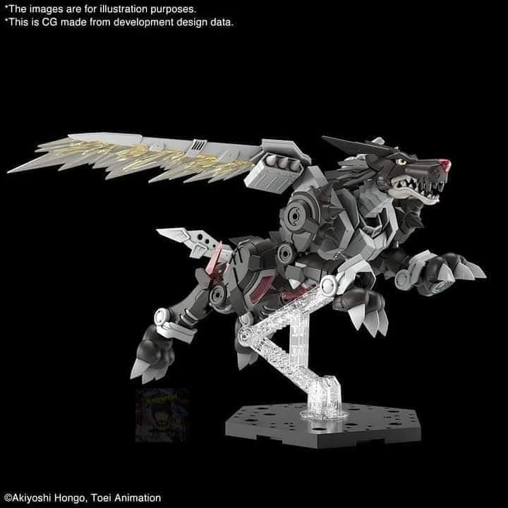 Bandai Figure-rise Standard Amplified METALGARURUMON (BLACK Ver.) 4 Bandai Figure-rise Standard Amplified METALGARURUMON (BLACK Ver.) - Image 2