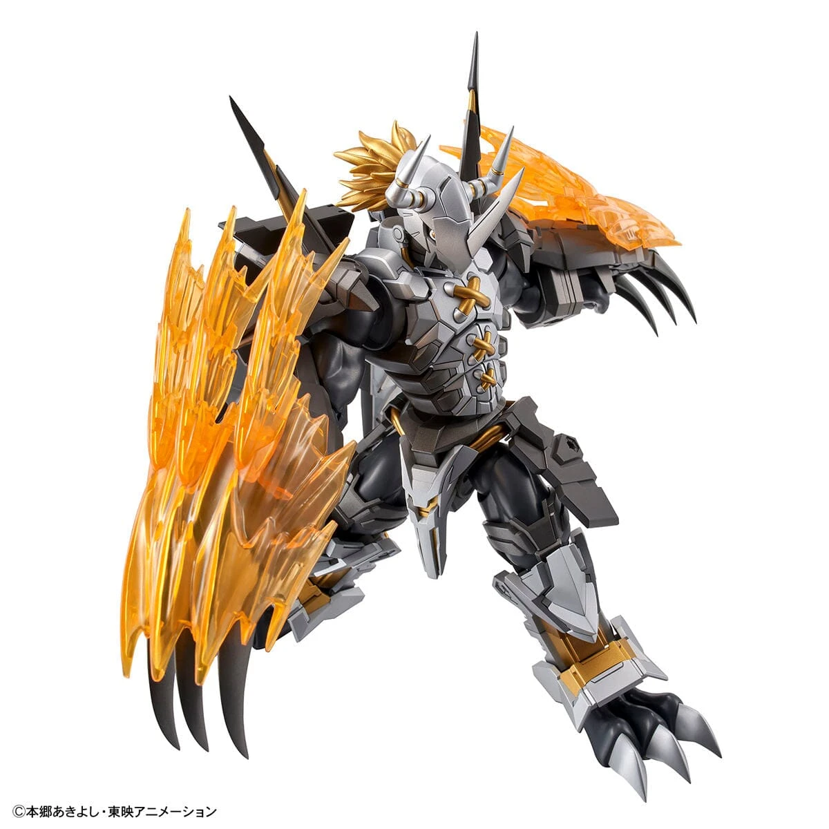 Bandai Digimon Adventure 02 Figure-rise Standard Amplified Wargreymon (Black Ver.) Model Kit 6 Bandai Digimon Adventure 02 Figure-rise Standard Amplified Wargreymon (Black Ver.) Model Kit - Image 4