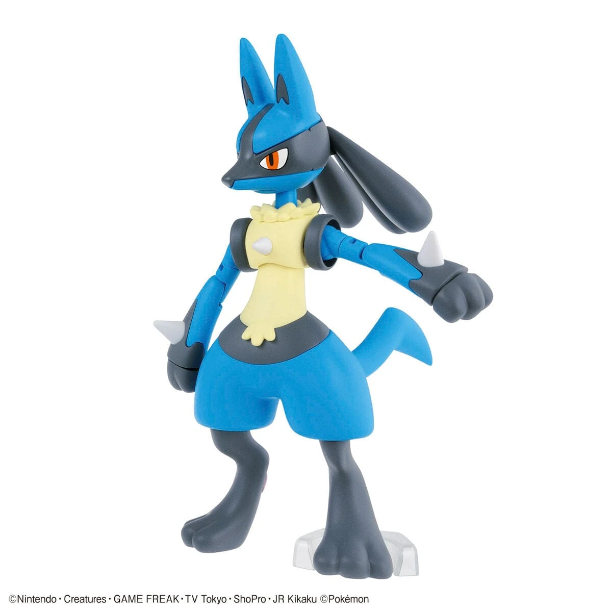 Bandai Pokemon Plamo Collection #44 Riolu & Lucario Model Kit 6 Bandai Pokemon Plamo Collection #44 Riolu & Lucario Model Kit - Image 4