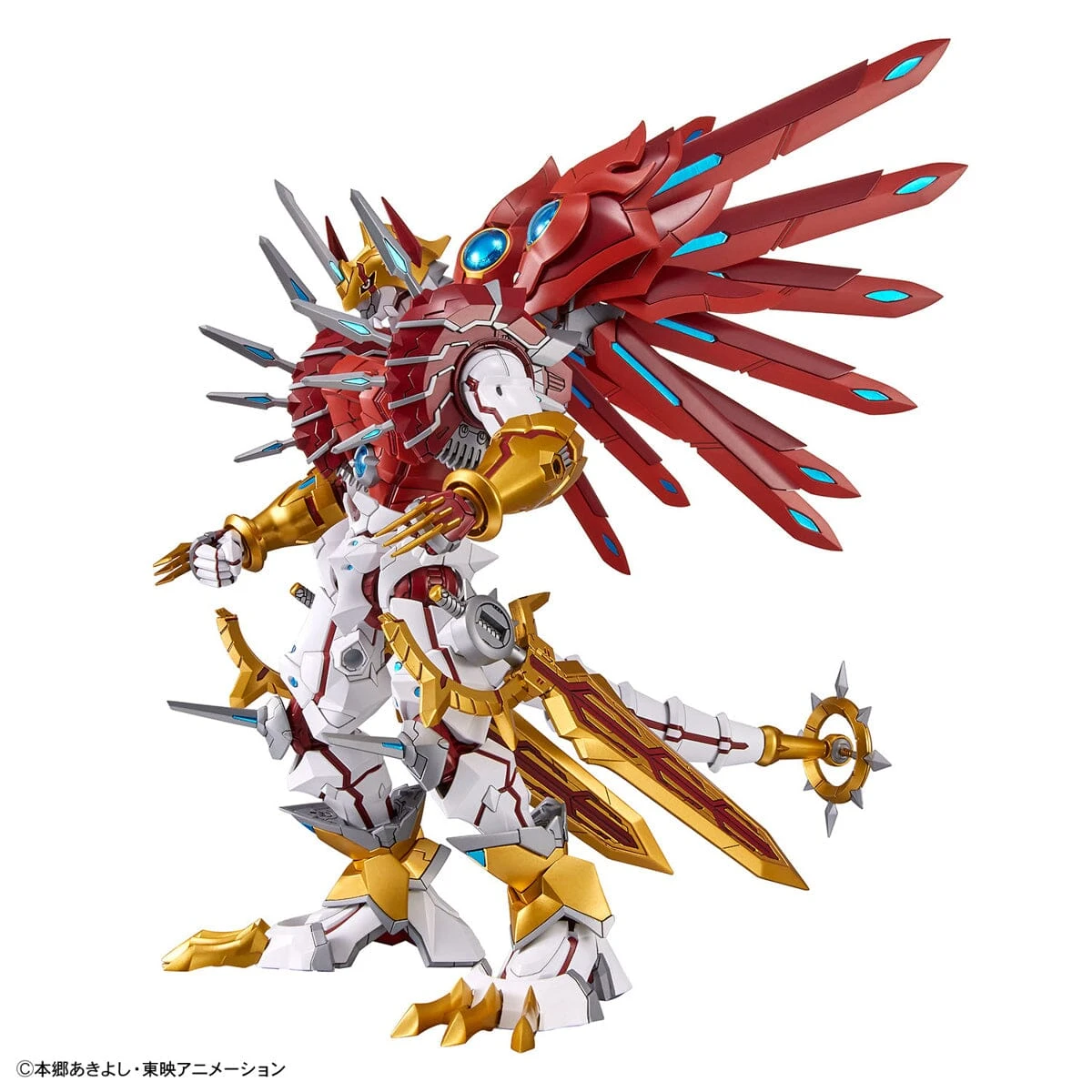 Bandai Digimon Savers Figure-rise Standard Amplified ShineGreymon Model Kit 8 Bandai Digimon Savers Figure-rise Standard Amplified ShineGreymon Model Kit - Image 6