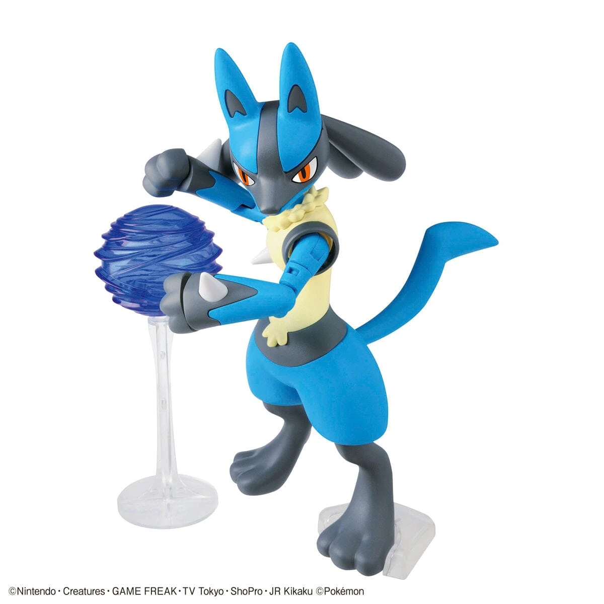 Bandai Pokemon Plamo Collection #44 Riolu & Lucario Model Kit 9 Bandai Pokemon Plamo Collection #44 Riolu & Lucario Model Kit - Image 7