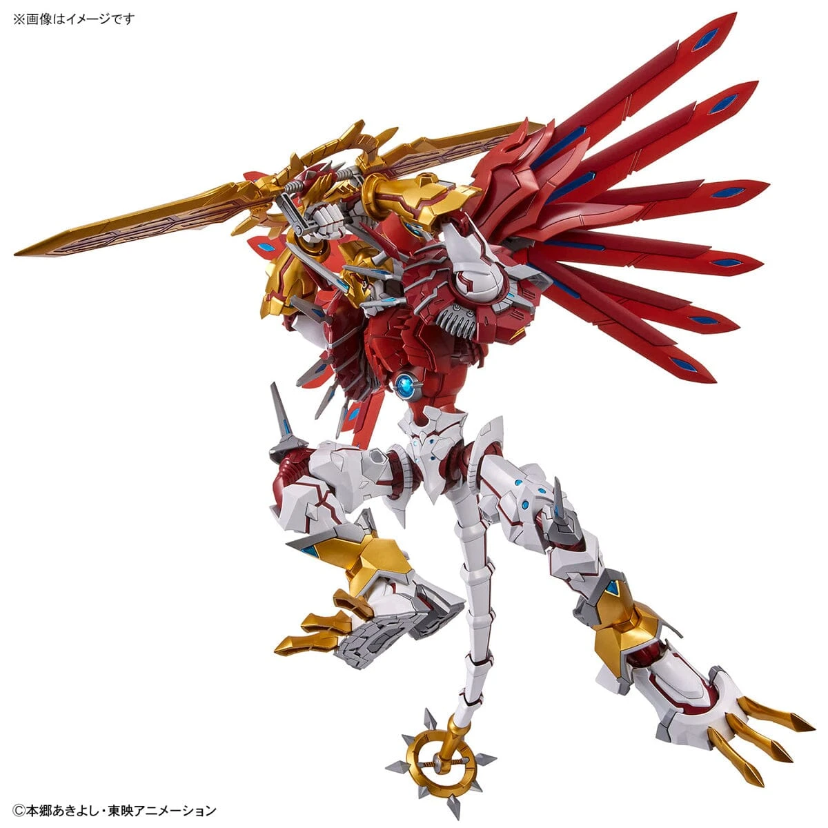 Bandai Digimon Savers Figure-rise Standard Amplified ShineGreymon Model Kit 15 Bandai Digimon Savers Figure-rise Standard Amplified ShineGreymon Model Kit - Image 13