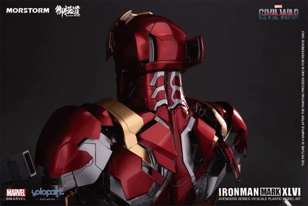 Captain America: Civil War Iron Man Mark 46 Bust Model Kit 11 Captain America: Civil War Iron Man Mark 46 Bust Model Kit - Image 9