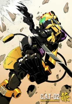 Iron Roars Maneuver Armored Walker C.A.T.-02 Arrow Garcia 1/60 Scale Model Kit -Model Figures Shop 2 10