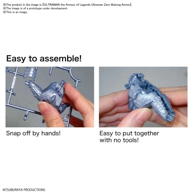 Bandai Ultraman Armour Of Legends Ultraman Zero (Wukong Armour) Model Kit 7 Bandai Ultraman Armour Of Legends Ultraman Zero (Wukong Armour) Model Kit - Image 5