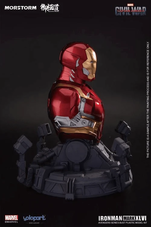 Captain America: Civil War Iron Man Mark 46 Bust Model Kit 6 Captain America: Civil War Iron Man Mark 46 Bust Model Kit - Image 4