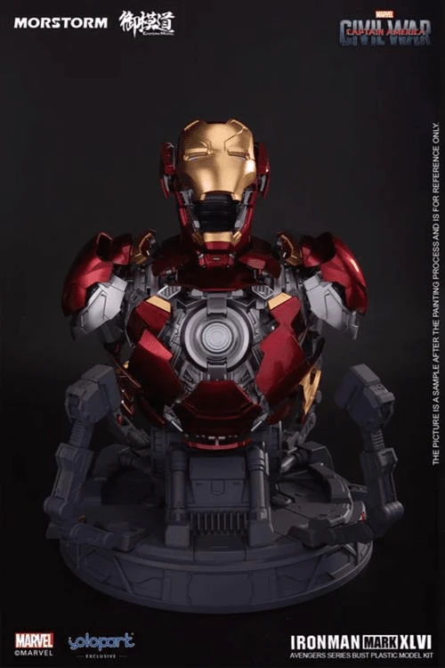 Captain America: Civil War Iron Man Mark 46 Bust Model Kit 8 Captain America: Civil War Iron Man Mark 46 Bust Model Kit - Image 6