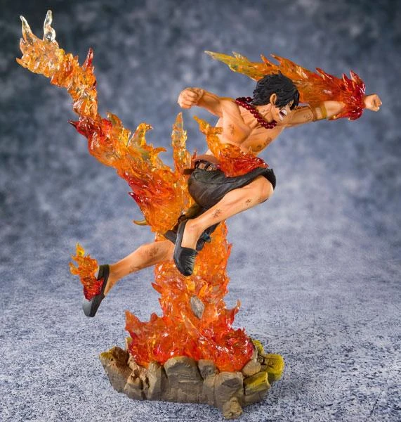 Bandai One Piece FiguartsZERO Portgas D. Ace (Commander Of The Whitebeard 2nd Division) 4 Bandai One Piece FiguartsZERO Portgas D. Ace (Commander Of The Whitebeard 2nd Division) - Image 2
