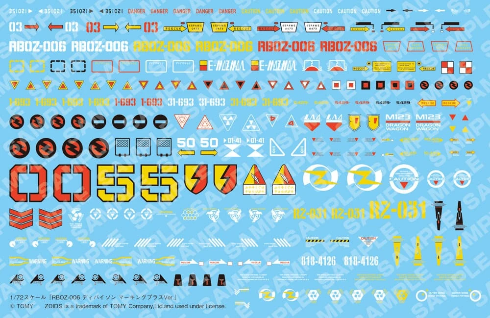 Kotobukiya Zoids Highend Master Model RBOZ-006 Dibison (Marking Plus Ver.) 1/72 Scale Model Kit (Reissue) 21 Kotobukiya Zoids Highend Master Model RBOZ-006 Dibison (Marking Plus Ver.) 1/72 Scale Model Kit (Reissue) - Image 19