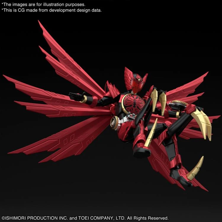 Bandai Kamen Rider OOO Figure-rise Standard Kamen Rider OOO (Tajadoru Combo) Model Kit 8 Bandai Kamen Rider OOO Figure-rise Standard Kamen Rider OOO (Tajadoru Combo) Model Kit - Image 6