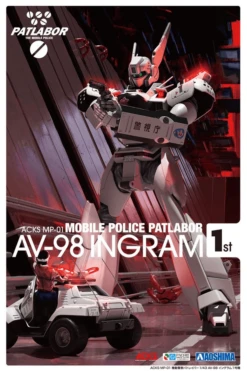 Mobile Police Patlabor AV-98 Ingram Unit 1 1/43 Scale Model Kit -Model Figures Shop aos05758 0