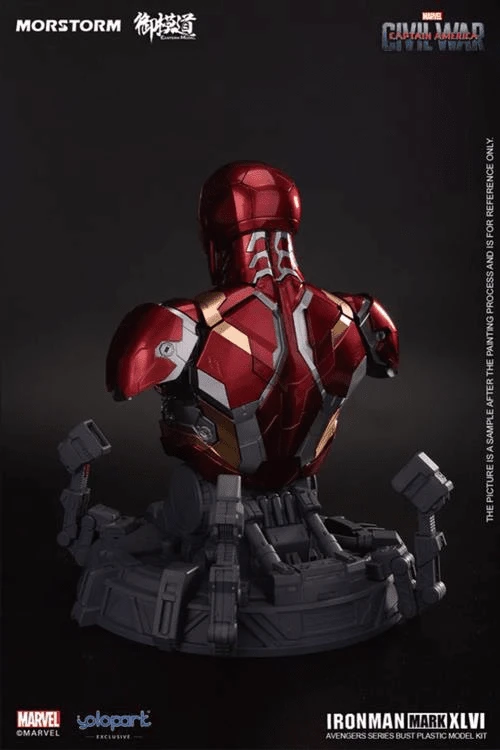 Captain America: Civil War Iron Man Mark 46 Bust Model Kit 7 Captain America: Civil War Iron Man Mark 46 Bust Model Kit - Image 5