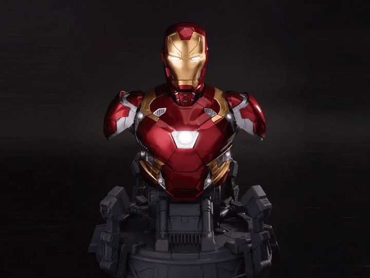Captain America: Civil War Iron Man Mark 46 Bust Model Kit 3 Captain America: Civil War Iron Man Mark 46 Bust Model Kit