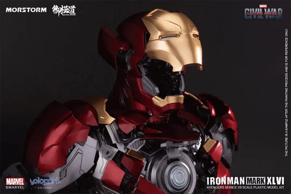 Captain America: Civil War Iron Man Mark 46 Bust Model Kit 10 Captain America: Civil War Iron Man Mark 46 Bust Model Kit - Image 8