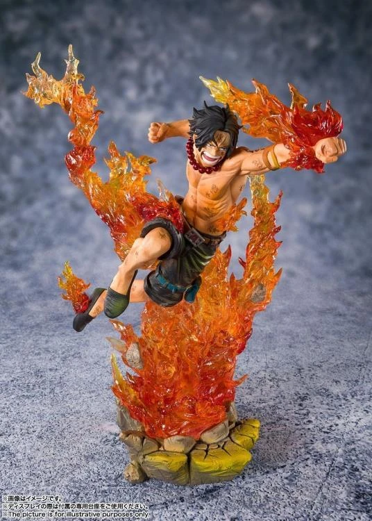 Bandai One Piece FiguartsZERO Portgas D. Ace (Commander Of The Whitebeard 2nd Division) 7 Bandai One Piece FiguartsZERO Portgas D. Ace (Commander Of The Whitebeard 2nd Division) - Image 5