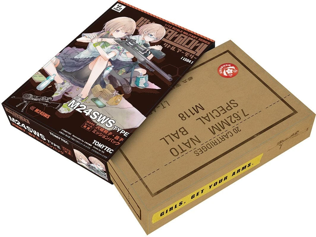 TomyTec Little Armory 1/12 LS04 M24 Sawashiro Touko & Shouko Mission Pack 4 TomyTec Little Armory 1/12 LS04 M24 Sawashiro Touko & Shouko Mission Pack - Image 2